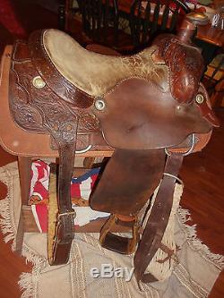 Used Billy Cook Brand Western Roping Saddle/Roper/Trail/16 seat
