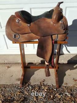 Used Circle Y 16 Seat Western Roughout Training Saddle