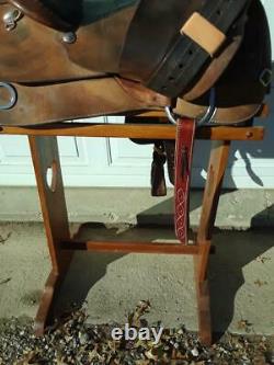 Used Circle Y 16 Seat Western Roughout Training Saddle