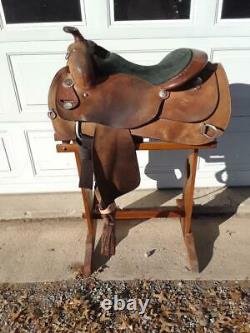 Used Circle Y 16 Seat Western Roughout Training Saddle