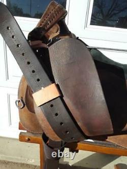 Used Circle Y 16 Seat Western Roughout Training Saddle