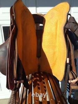 Used Circle Y 16 Seat Western Roughout Training Saddle