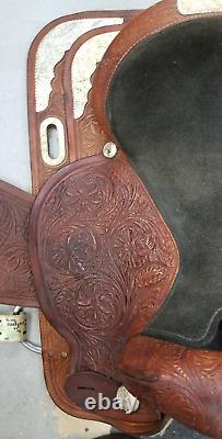 Used Circle Y High Horse 17 Western Show Saddle 27lb