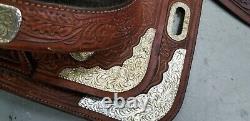 Used Circle Y High Horse 17 Western Show Saddle 27lb