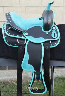 Used Comfy Western Pleasure Trail Youth Kids Horse Saddle Tack Set 12 13