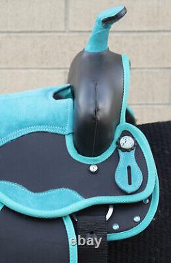 Used Comfy Western Pleasure Trail Youth Kids Horse Saddle Tack Set 12 13