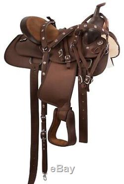 Used Cordura Western Pleasure Trail Show Barrel Horse Saddle Tack 14 16 17