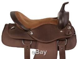 Used Cordura Western Pleasure Trail Show Barrel Horse Saddle Tack 14 16 17