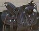 Used Gaited Tree Western Trail Riding Comfy Leather Horse Saddle Tack 16 17