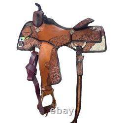 Used Jeff Smith's Saddles Cowhorse Western Saddle 16/W