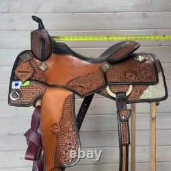 Used Jeff Smith's Saddles Cowhorse Western Saddle 16/W