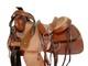 Used Ranch Roping Western Saddle 16 17 Tooled Leather Rodeo Cowboy Horse Tack
