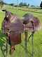 Used Ryon 14 Dark Oil Leather Western Youth Saddle Withequitation Seat Us Made