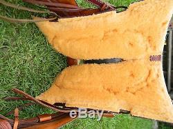 Used SCOTT THOMAS 15 Inch Seat Western Roping Trophy Saddle Horse Calf Rodeo
