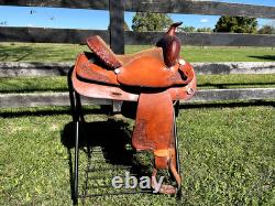 Used Tex Tan Western Leather Saddle