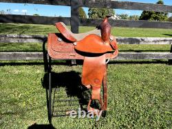 Used Tex Tan Western Leather Saddle