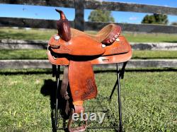 Used Tex Tan Western Leather Saddle