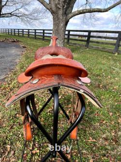 Used Tex Tan Western Leather Saddle