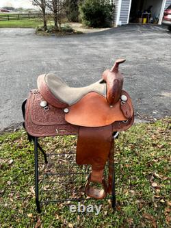 Used Tex Tan Western Leather Saddle