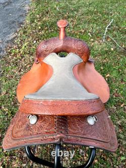 Used Tex Tan Western Leather Saddle