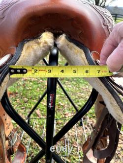 Used Tex Tan Western Leather Saddle