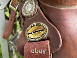 Used Three Bars Saddlery 16 Western Saddle For Roping Or Casual Riding