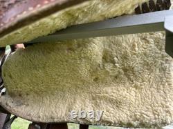 Used Three Bars Saddlery 16 Western Saddle For Roping Or Casual Riding