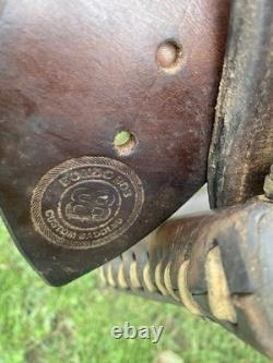 Used/Vintage 14.5 Balanced Ride Western saddle withwide fenders Used/Vintage 14.5 Balanced Ride Western saddle withwide fenders