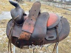 Used/Vintage 15 Simco Balanced Ride Western saddle