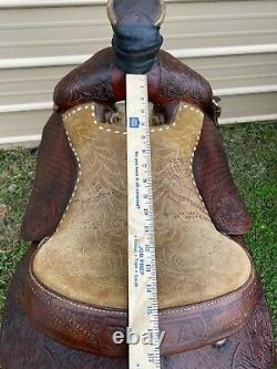 Used/Vintage 15 William N Porter Western roping saddle US made