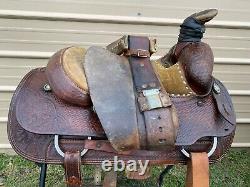 Used/Vintage 15 William N Porter Western roping saddle US made