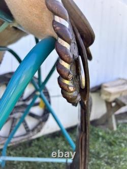 Used Vintage J Bar J Concho Western Show Trail Saddle Horse Cowboy Tack