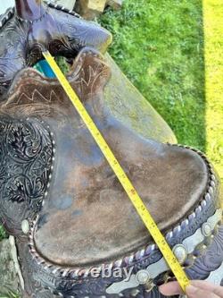 Used Vintage J Bar J Concho Western Show Trail Saddle Horse Cowboy Tack