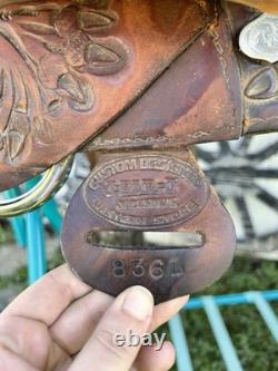 Used Vintage J Bar J Concho Western Show Trail Saddle Horse Cowboy Tack