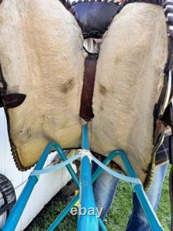 Used Vintage J Bar J Concho Western Show Trail Saddle Horse Cowboy Tack