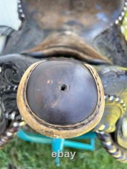 Used Vintage J Bar J Concho Western Show Trail Saddle Horse Cowboy Tack