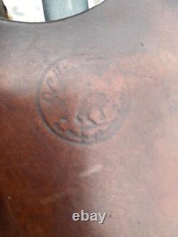 Used/Vintage JC Higgins 15 slick seat Western saddle