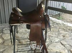 Used Western Ortho Flex horse saddle