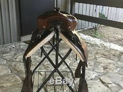 Used Western Ortho Flex horse saddle