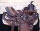 Used Western Pleasure Trail Horse Saddle Tack Comfy Synthetic 15 16 17