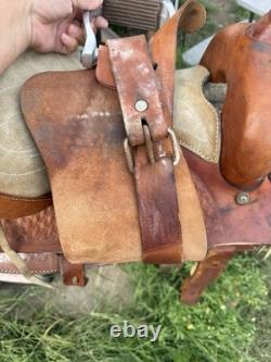 Used Western Pony Saddle Kid Saddle 13 Seat EUC Western Tack Horse Tack