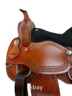 Used Western Saddle 15 16 17 18 Horse Trail Pleasure Barrel Racing Rodeo Tack