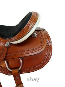 Used Western Saddle 15 16 17 18 Horse Trail Pleasure Barrel Racing Rodeo Tack