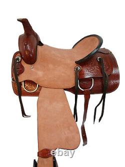 Used Western Saddle 15 16 17 18 Pleasure Horse Roping Ranch Tooled Leather Tack