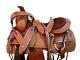 Used Western Saddle 15 16 17 18 Roping Horse Ranch Pleasure Tooled Leather Tack