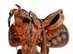 Used Western Saddle 15 16 17 Barrel Racing Pleasure Show Trail Leather Tack Set