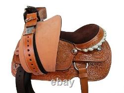 Used Western Saddle Roping Roper Ranch Trail Pleasure Leather Tack 15 16 17 18