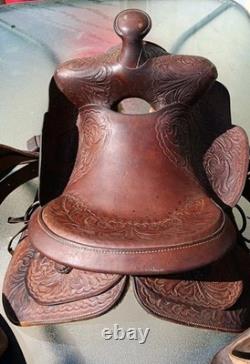 Used Western Saddle Smaller Rider SEE PICTURES/ DESCRIPTION