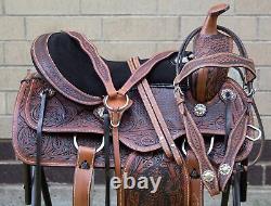 Used Western Saddles 15 16 Beautiful Leather Trail Horse Tack Set