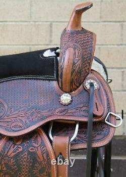 Used Western Saddles 15 16 Beautiful Leather Trail Horse Tack Set